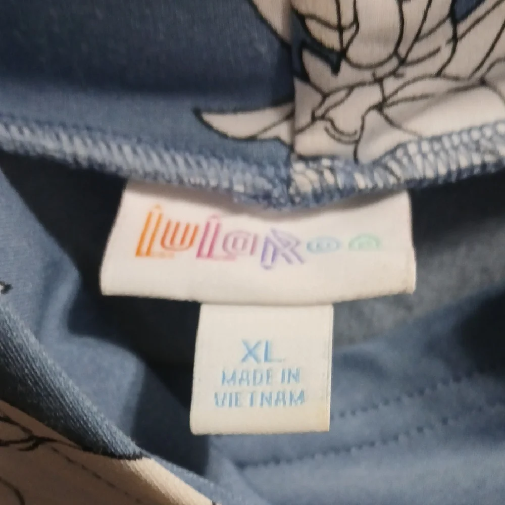 LuLaRoe Blue Floral Amber Hoodie - Picture 3 of 7